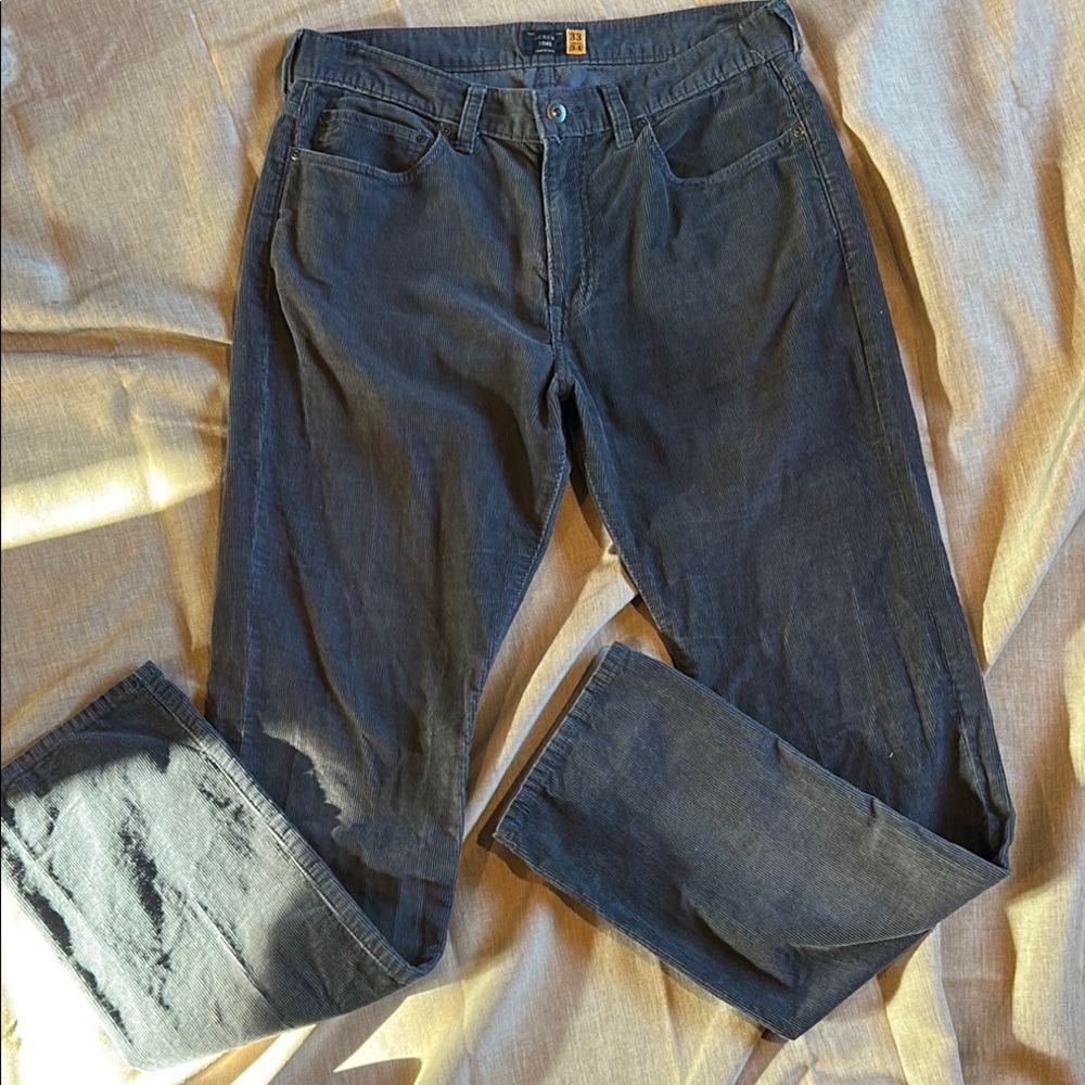 J. Crew Gray Corduroy Pants Timeless Comfort